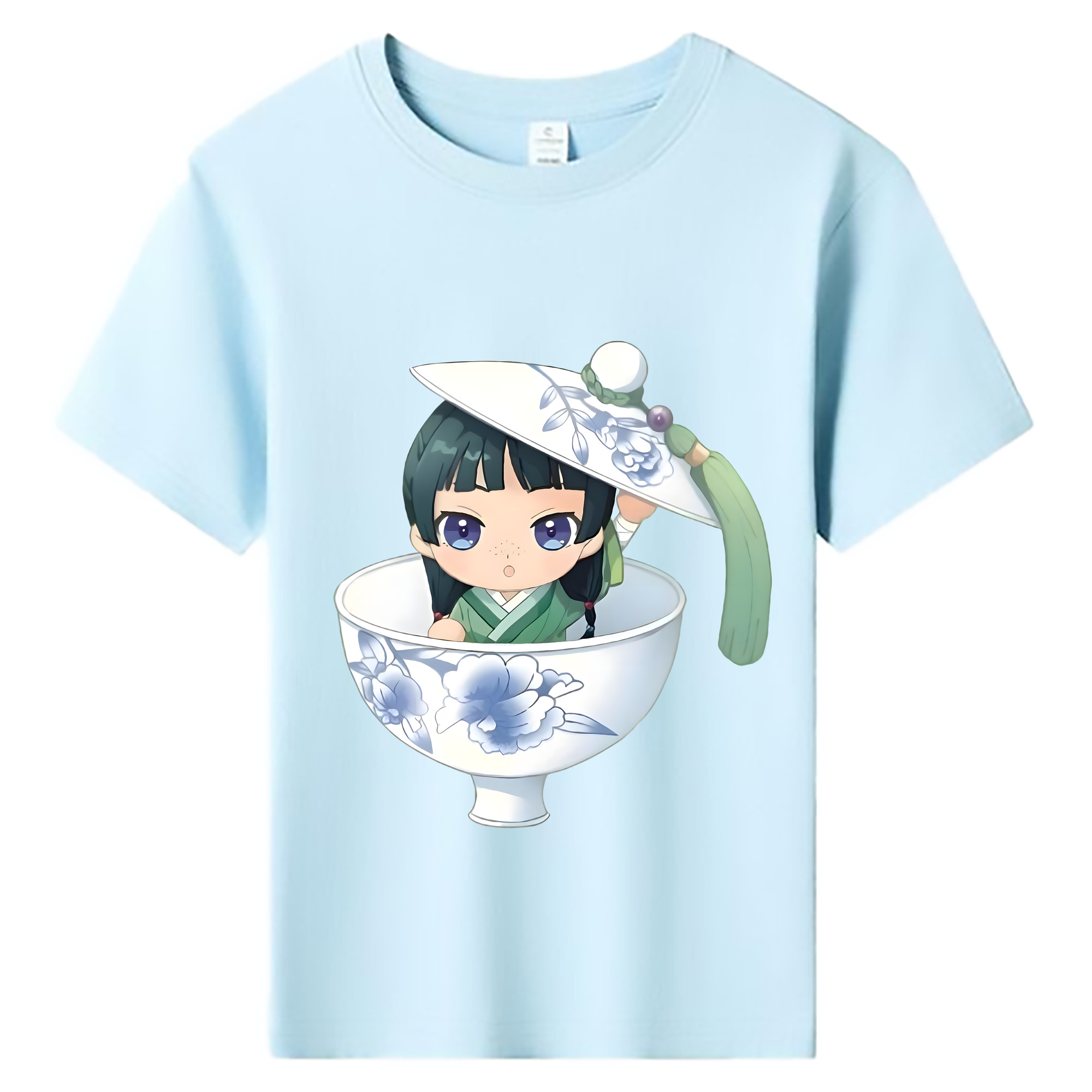 （画像用） 薬屋のひとりごと The Apothecary Diaries 綿100％キッズTシャツ（フロントプリント）